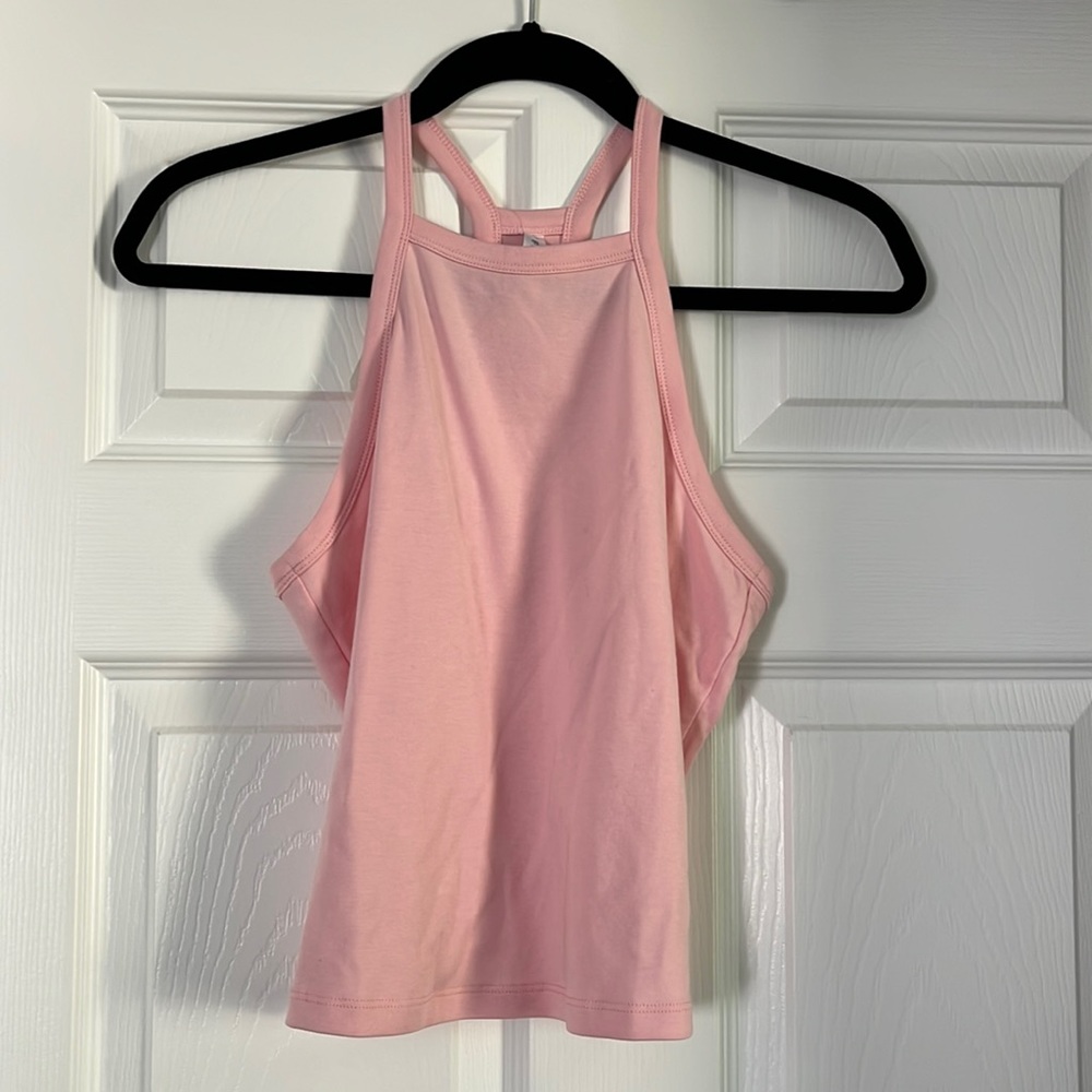 Fabletics Pink Cropped Tank